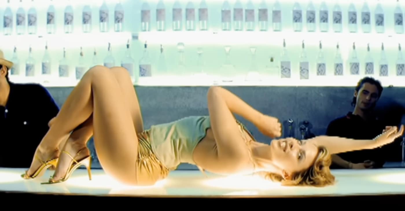 Kylie Minogue's 'Spinning Around' music video, 2000