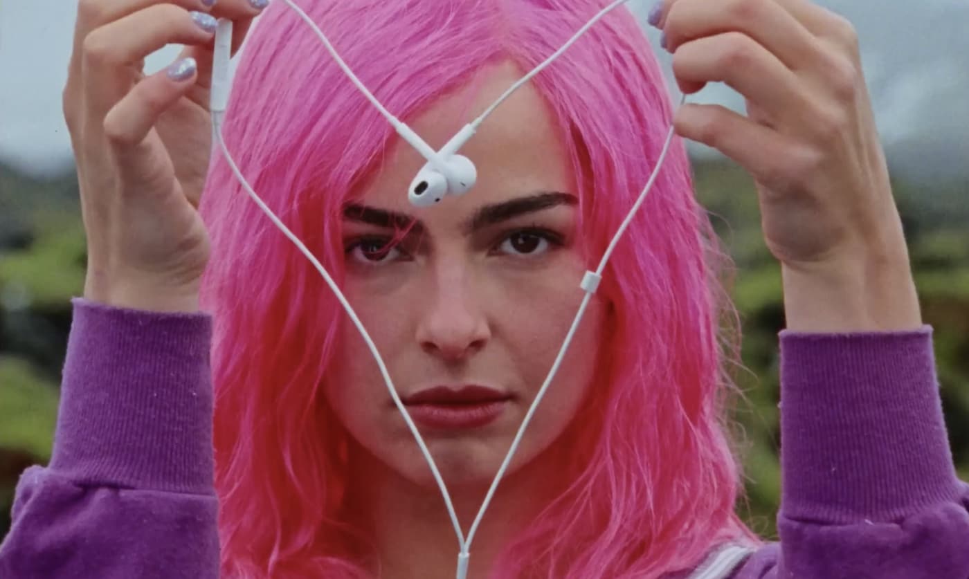 Addison Rae Headphones On