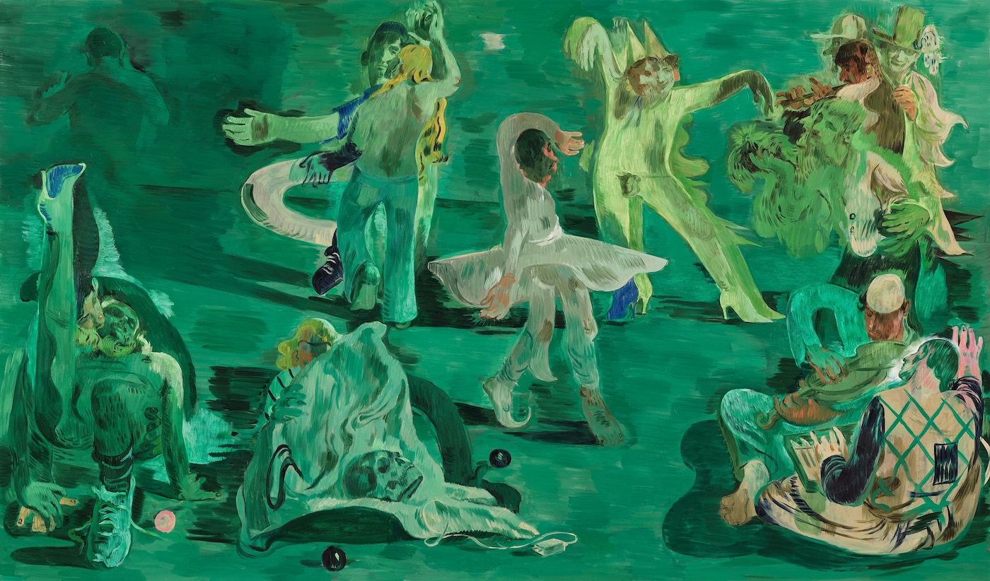 Salman Toor, Ghost Ball (2023)