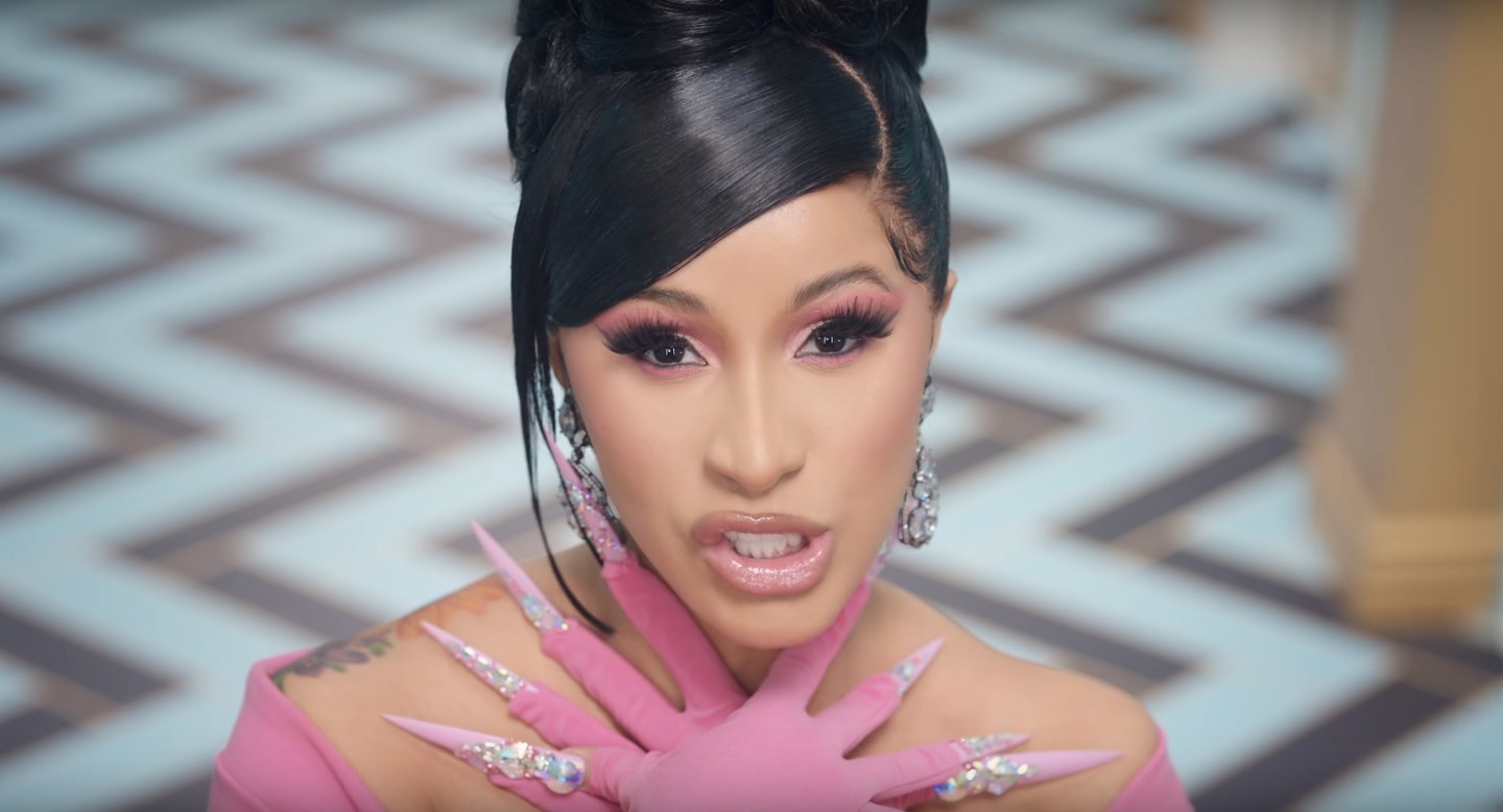 Cardi B and Megan Thee Stallion's 90s Updo Hairstyle Trend