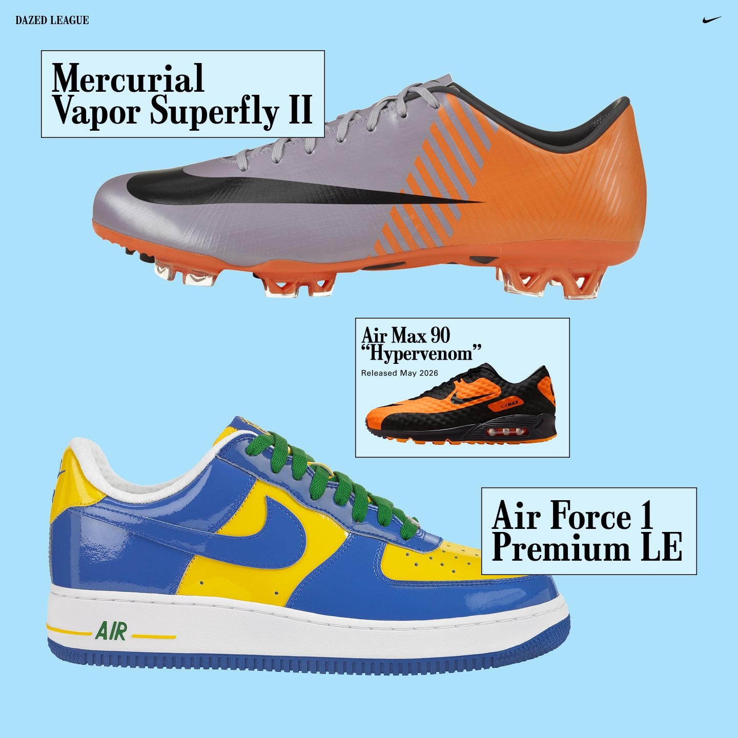 8 NIKE DNA - VAPOR + AIR FORCE