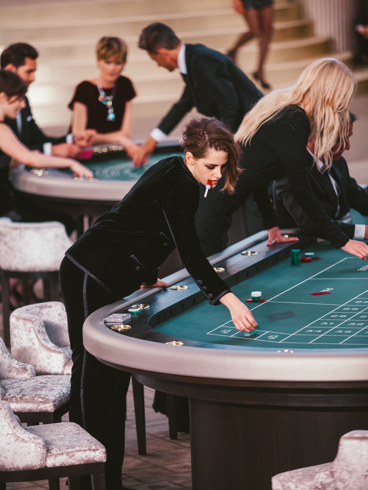 A gang of A-Listers just played poker on Chanel's runway