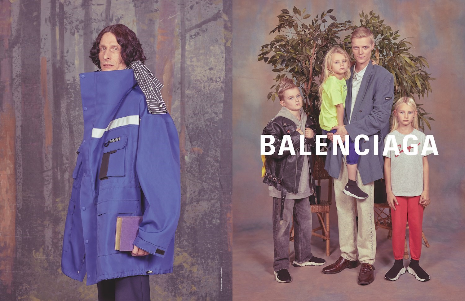 An family leads the new Balenciaga campaign |