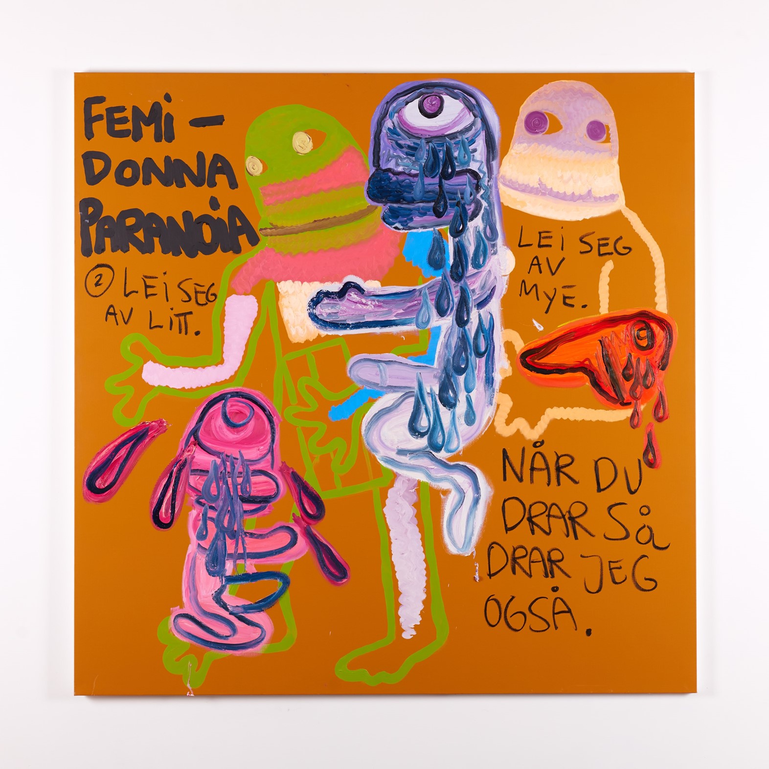 bjarne melgaard エキシビジョンポスター-