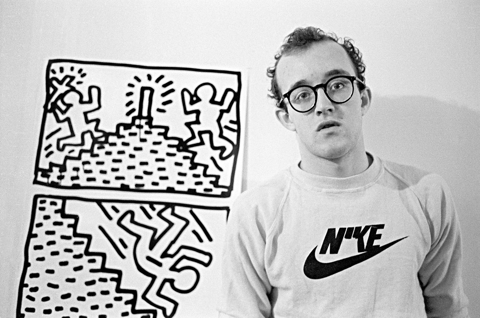 Keith Haring Drawing Series