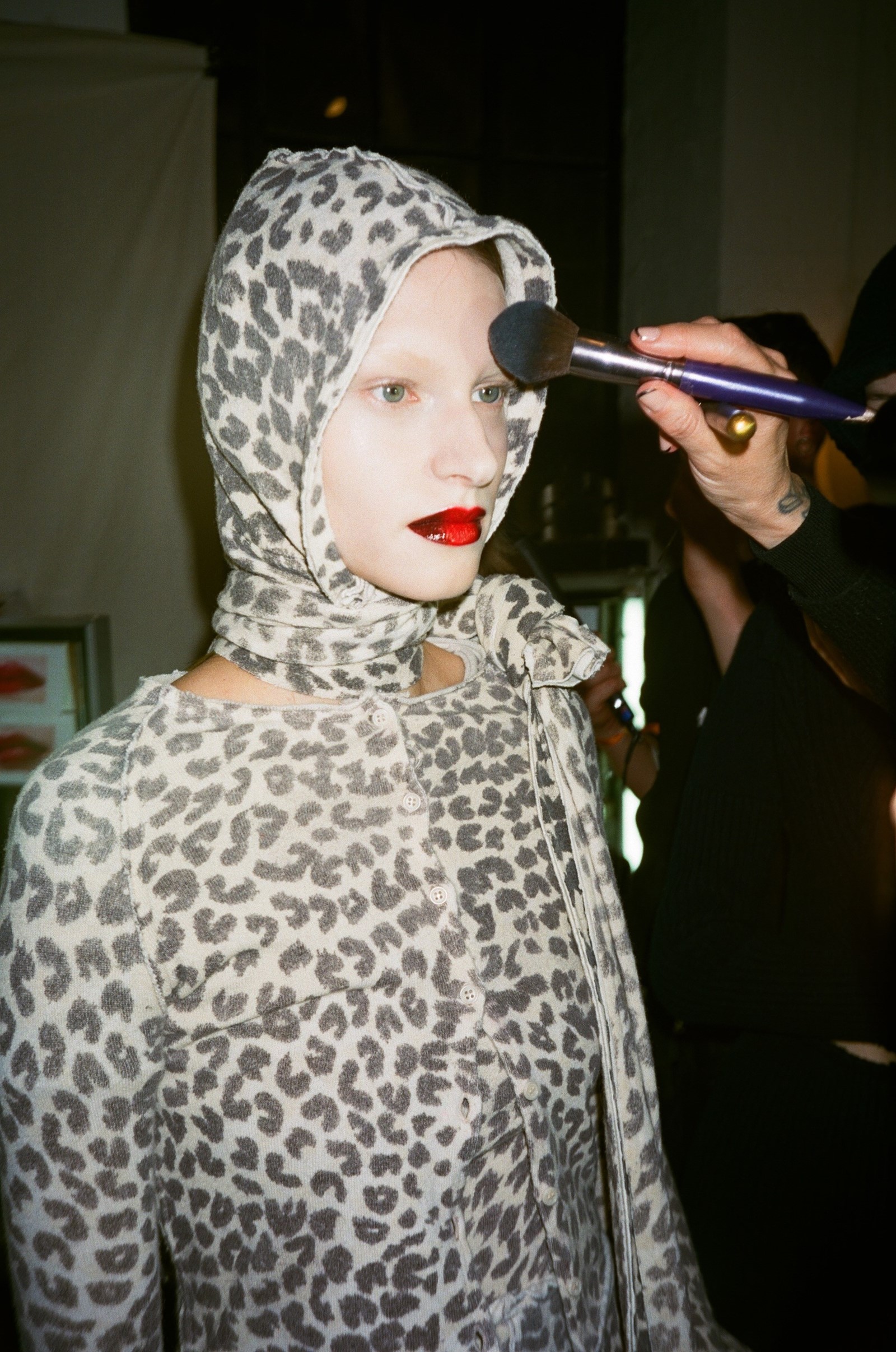 Backstage beauty at LFW AW23 dazed Chester McKee