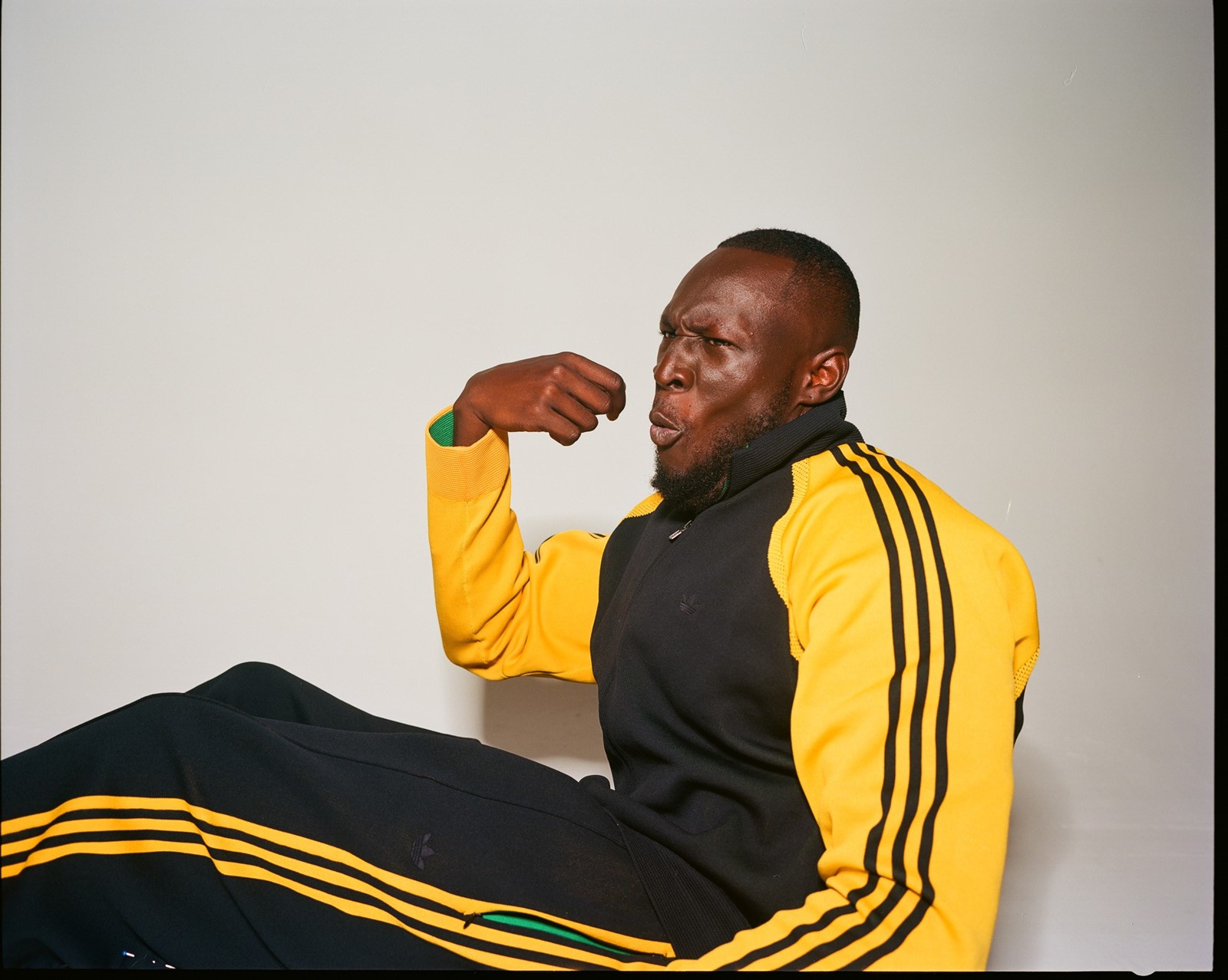 Stormzy adidas store tracksuit reflective