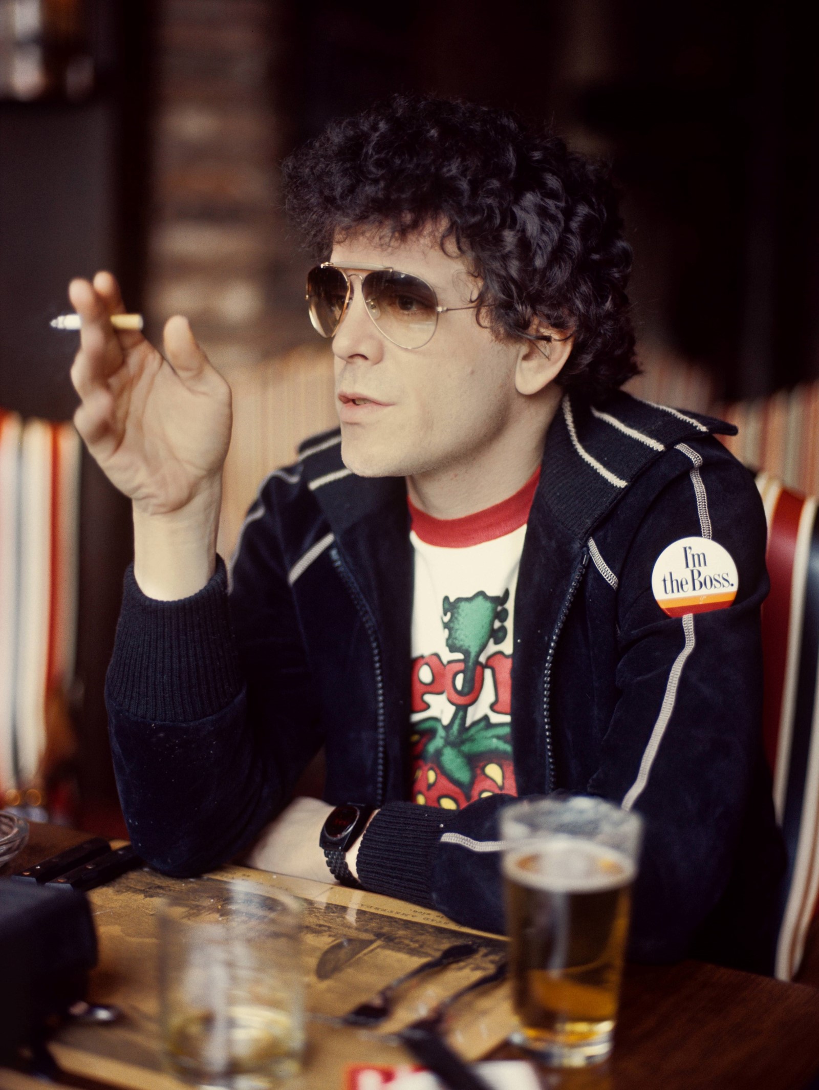 Lou Reed in the Netherlands in 1976