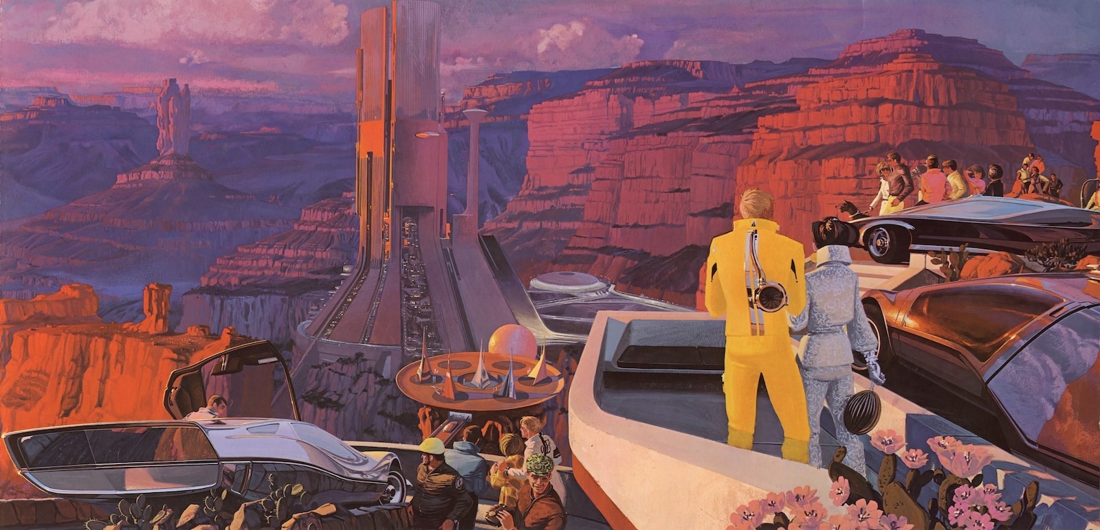 Syd Mead, Canyon Race (1969)