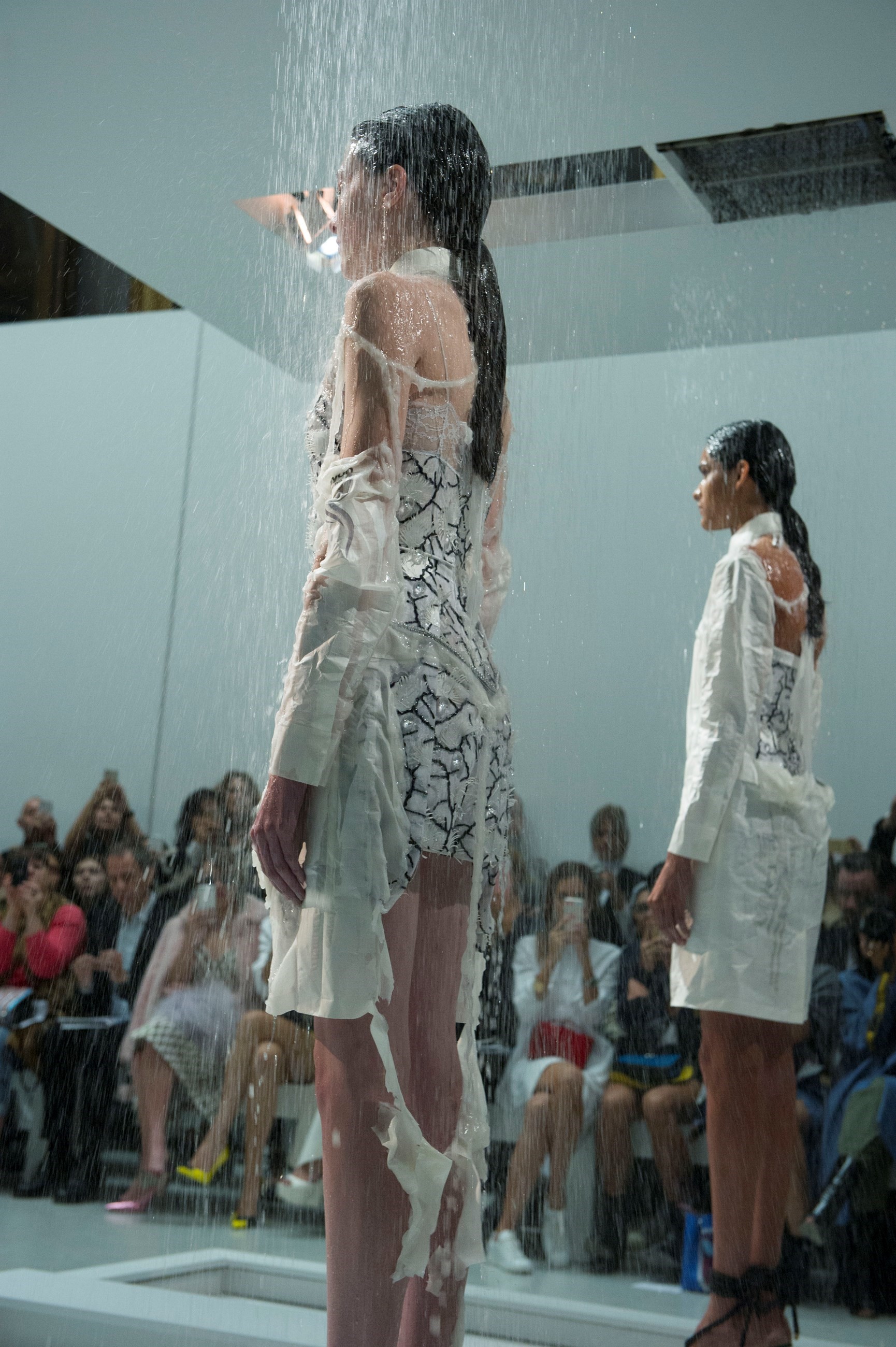 Hussein Chalayan talks making dresses dissolve on the runway ...