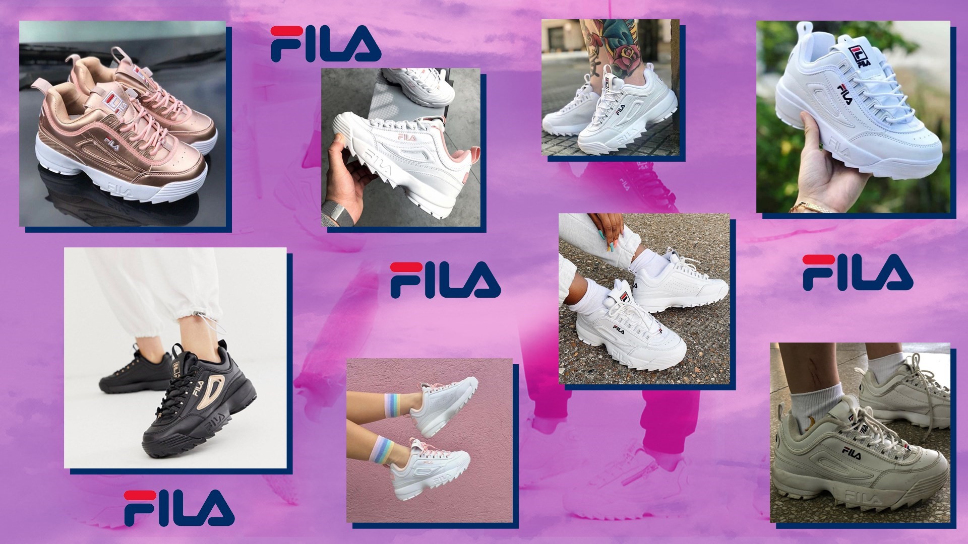 When Were Fila Shoes Popular?