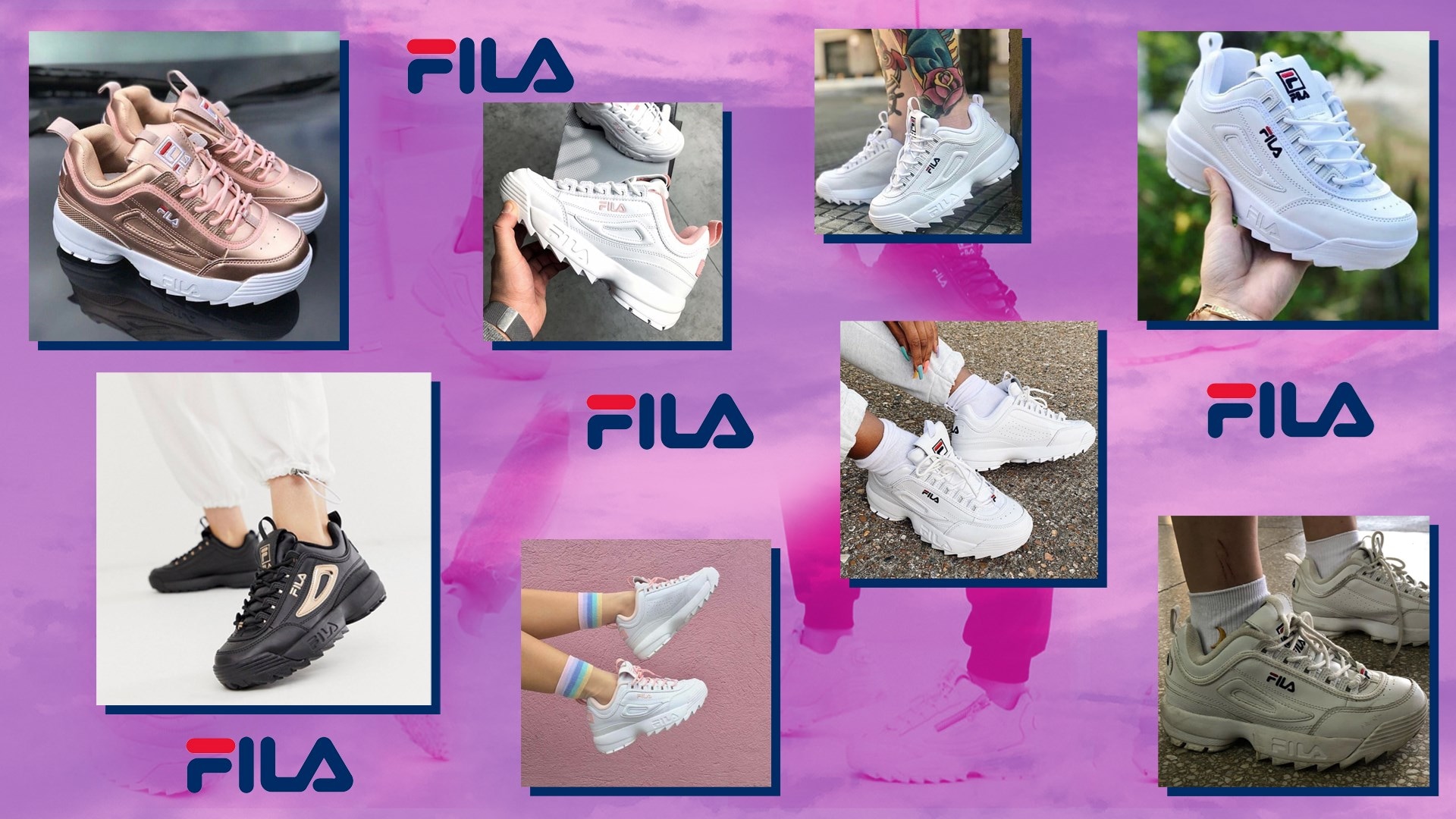 Ugly on sale shoes fila