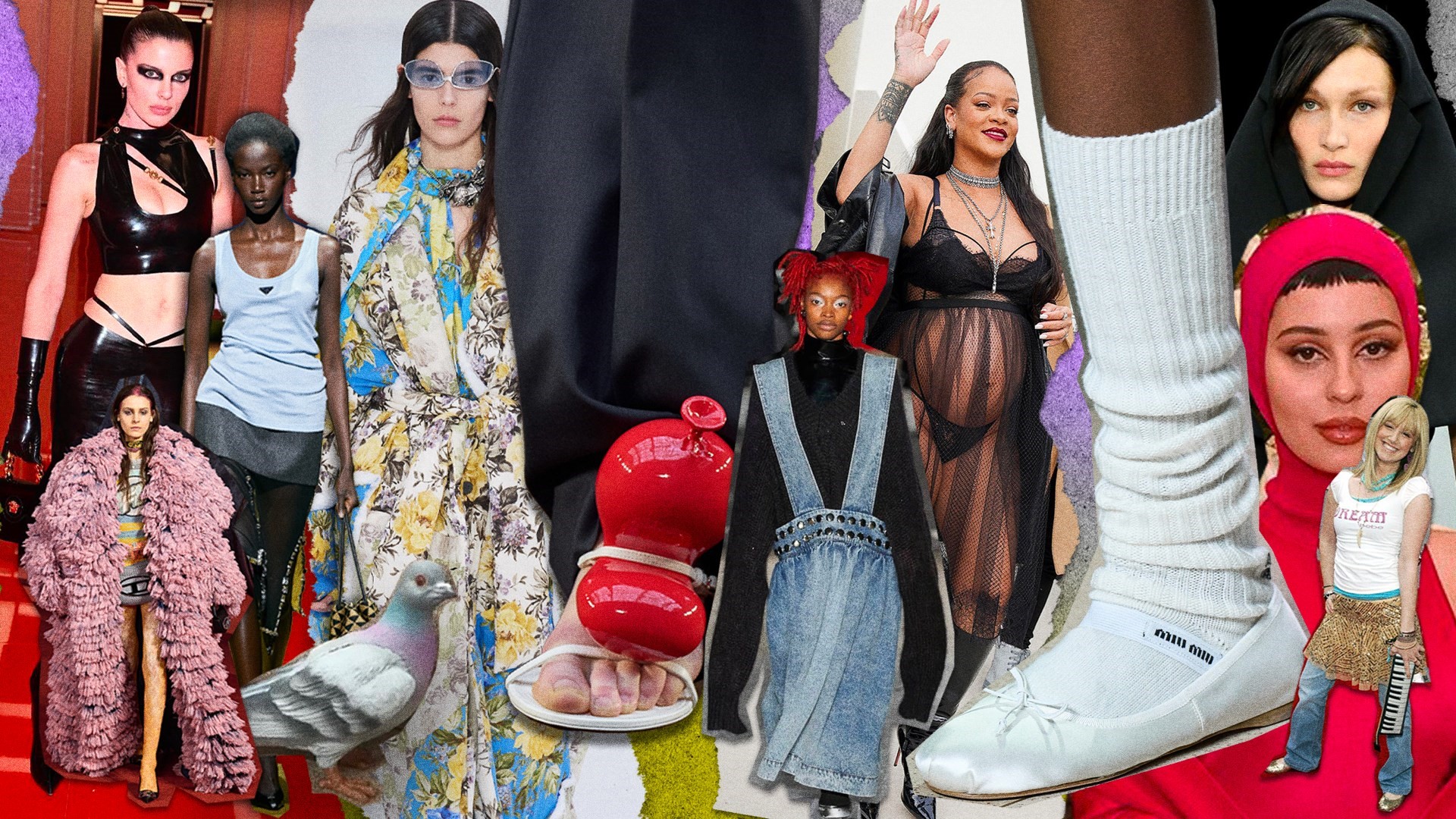 Your guide to all the silly little trends rising off the AW22 runways  Womenswear