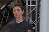 Miu Miu mia goth frizzy hair