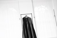 Pierre Cardin, black release tuck cape 7
