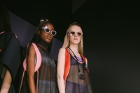 Backstage at the Prada AW20 fashion show 29 28
