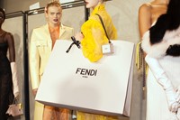 Backstage at the AW20 Fendi fashion show 17 16