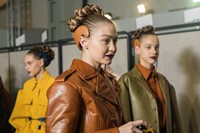 Backstage at the AW20 Fendi fashion show Gigi Hadid 22 21