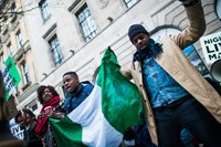 Nigerian Lives Matter Boko Haram protest in London 4