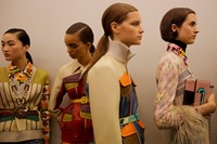 Backstage at Prada SS17 MFW Dazed 14