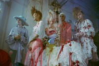 Backstage at Meadham Kirchhoff SS15 4