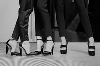Giorgio Armani AW15 Dazed backstage Womenswear detail shoes 20