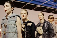 Acne Studios AW15, Womenswear, Dazed backstage, Paris 14