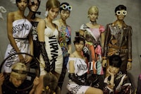 Backstage at Moschino AW17