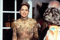 Sharon stone ginger gold dress 21