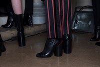Givenchy AW15, Dazed, Womenswear, Stripe Trousers,Block Heel 16