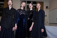 Givenchy AW15, Dazed, Womenswear, Velvet, Baroque Pattern 9