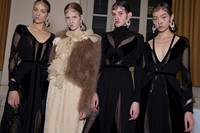 Givenchy AW15, Dazed, Womenswear, Sheer Panels, Fur 11