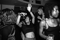 Girl lost in music clubbing Shoreditch London UK 2000s 6