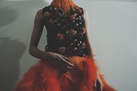 Sibling AW15, Backstage Dazed, Womenswear detail skirt 12