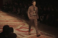 Missoni Stripe Brown Trouser Suit Milan AW15 23