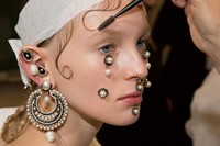Givenchy AW15, Dazed, Womenswear, Make-Up, Face Jewellery 4