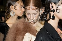 Givenchy AW15, Dazed, Womenswear, Nose Rings, Plaits 1
