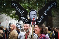 London refugee protest 3