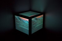 Henry Driver &#39;Video Cube&#39; 2015, flatscreen monitor 3