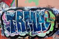 Liu Bolin - Hiding in Paris No.7 - Graffiti 6