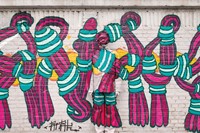 Liu Bolin - Hiding in the City - Beijing Graffiti 7