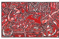 Keith Haring, “Red Room” (1988) 2