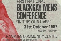 Black Gay Men&#39;s Conference Poster from the rukus! 1