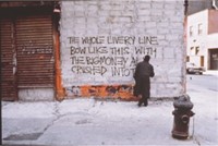 Jean-Michel Basquiat on set of Downtown 81 7