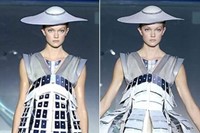 Sci fi fashion moments Hussein Chalayan, animatronic dress 2