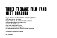 Three Teenage Film Fans meet Dracula Ana Carrete 12