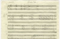 The score for Etude 1, by Philip Glass 0