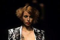 Tyre tracks over a models body for SS95 9