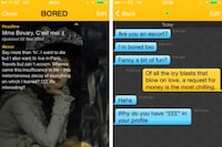 Sexting on Grindr in the character of literary heroines
