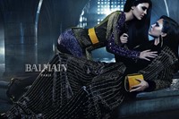 Kendall and Kylie Jenner for Balmain AW15 1